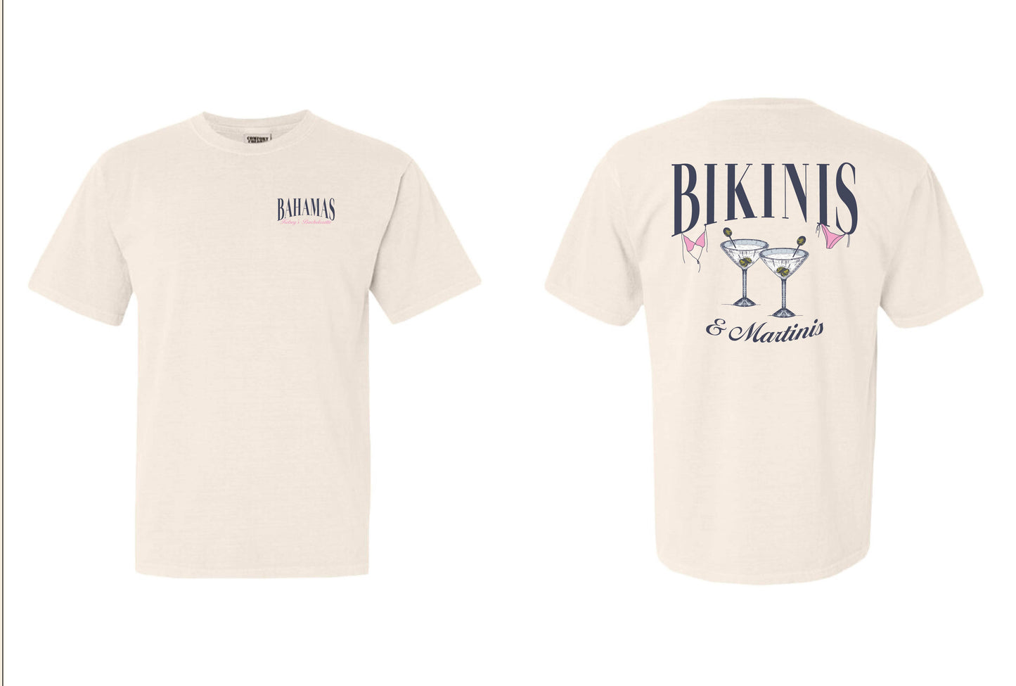 BAHAMAS BIKINI TEE - IVORY