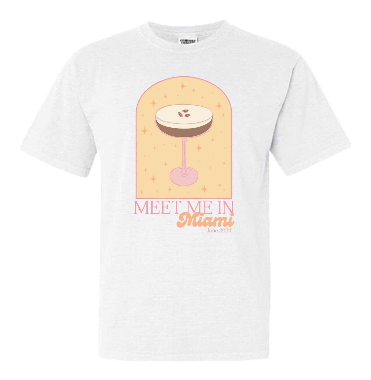 MEET ME IN MIAMI TEE - WHITE
