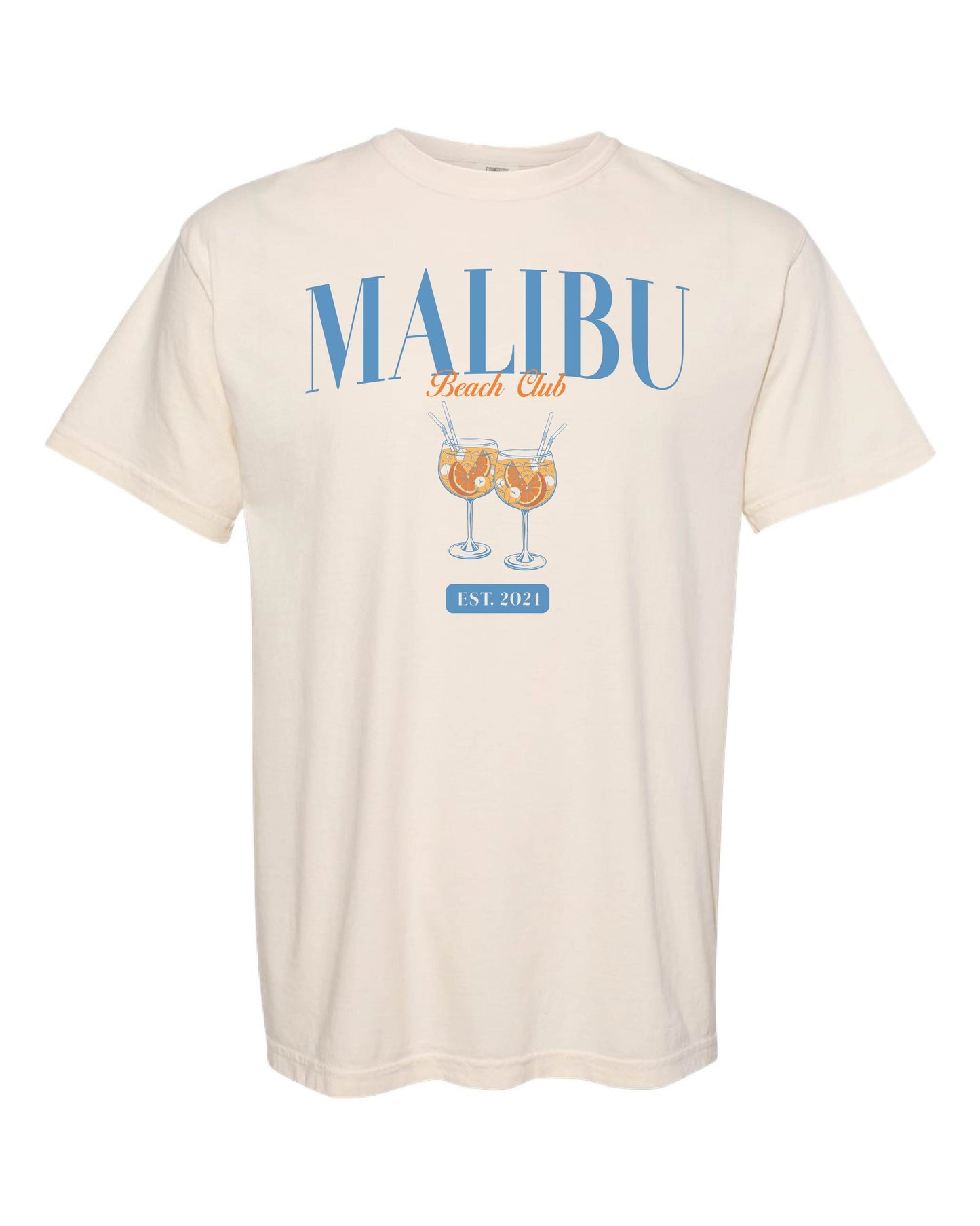 MALIBU BEACH CLUB TEE - IVORY