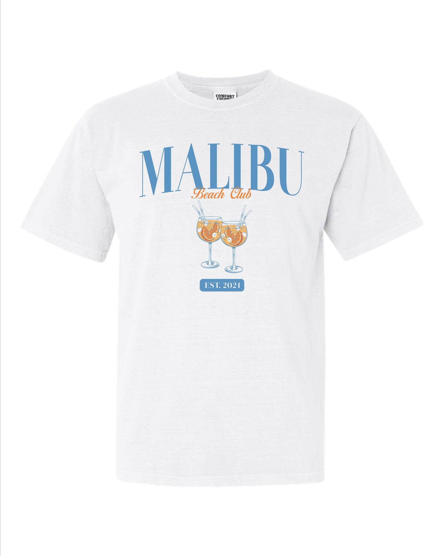 MALIBU BEACH CLUB TEE - WHITE
