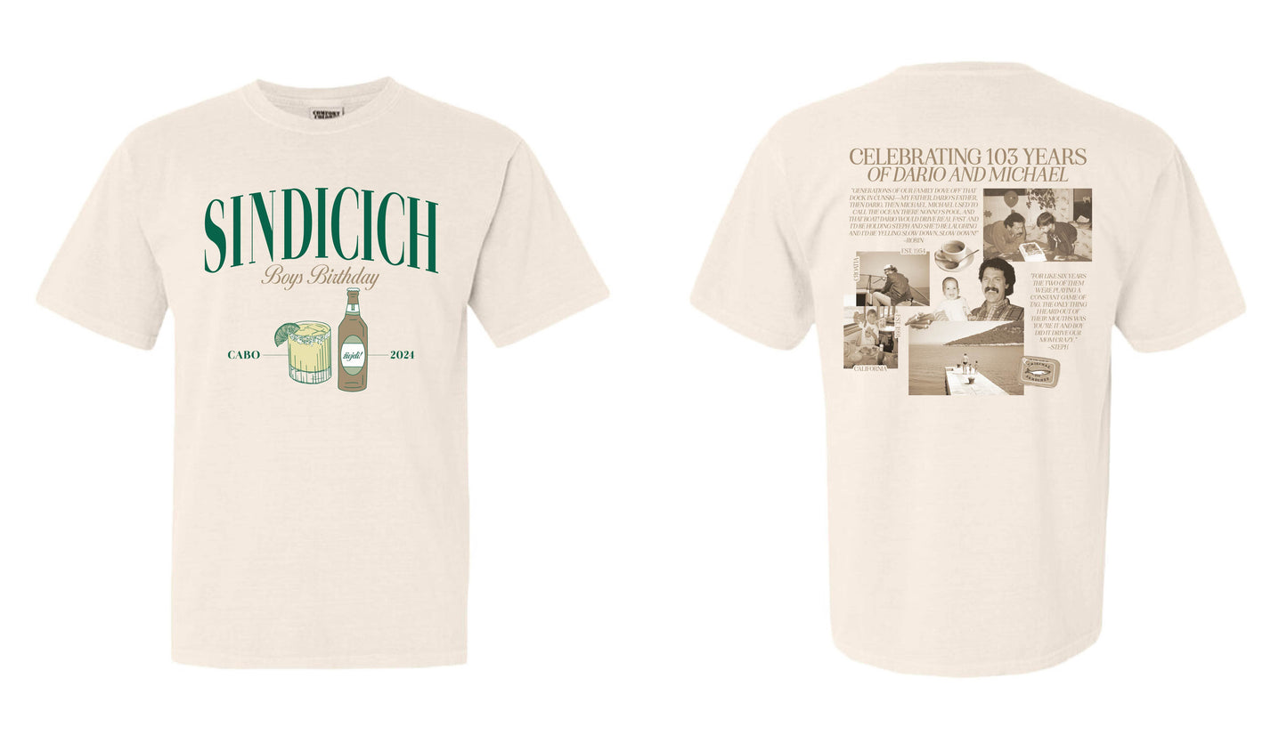 SINDICICH BIRTHDAY TEE