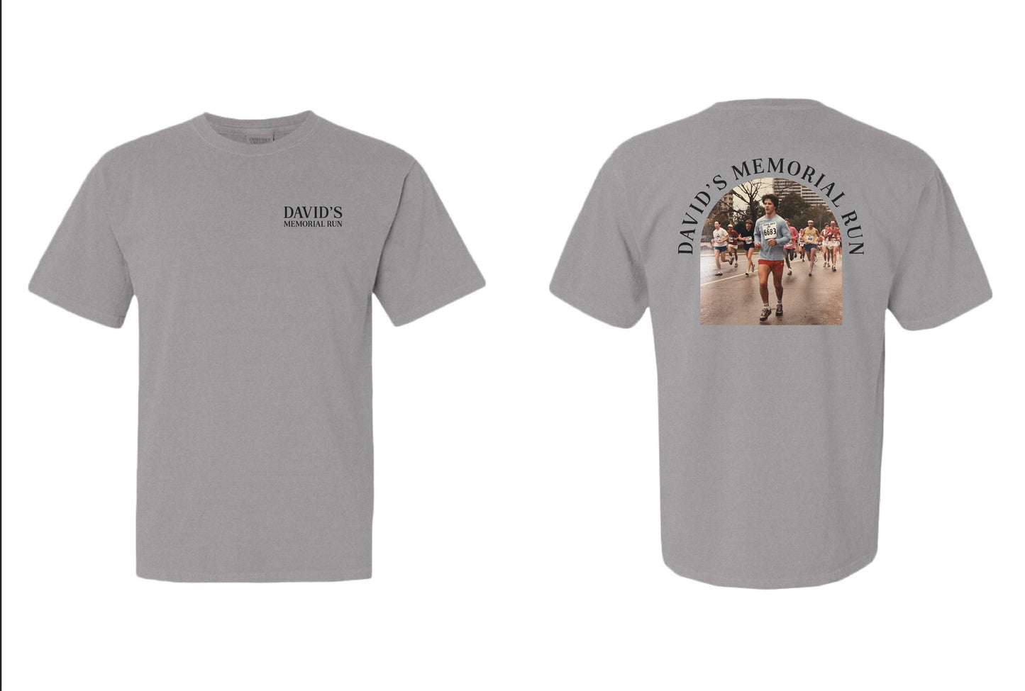 MEMORIAL RUN TEE - Gray