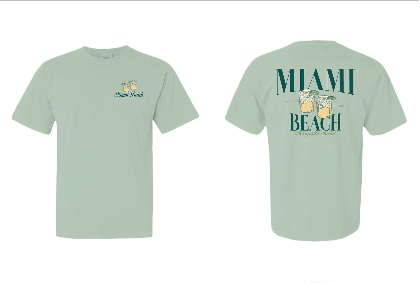 MIAMI BEACH TEE - Bay