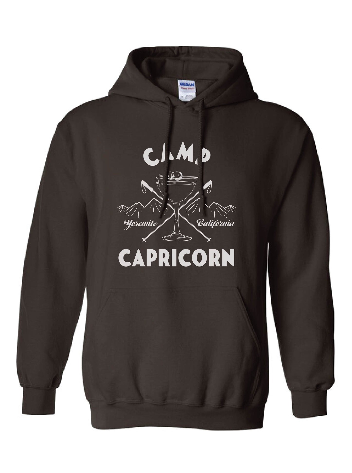 CAMP CAPRICORN HOODIE - Dark Chocolate