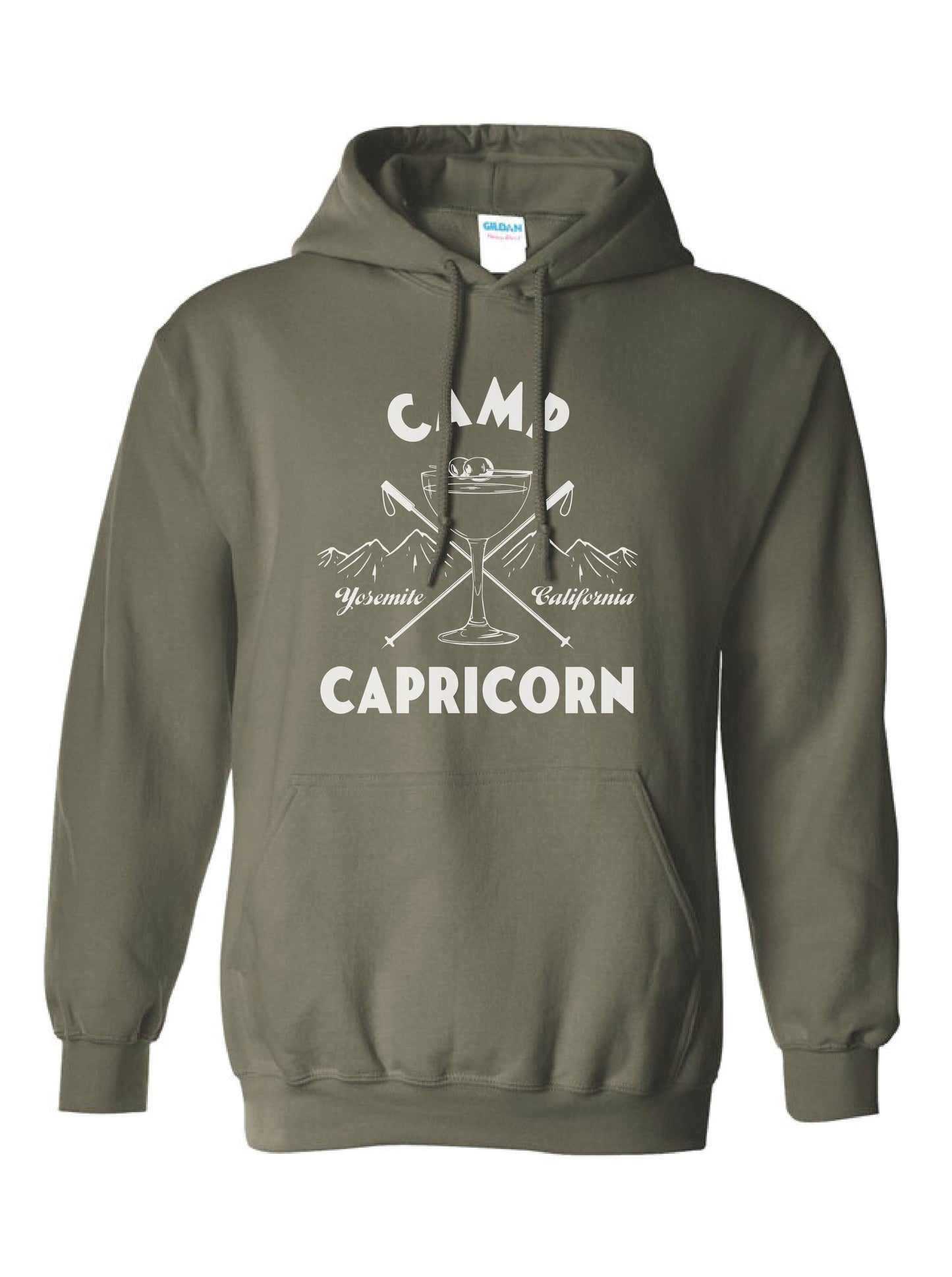 CAMP CAPRICORN HOODIE - Military Green