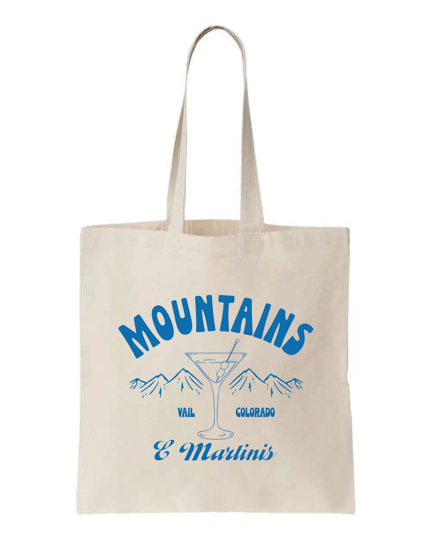 MOUNTAINS AND MARTINIS TOTE