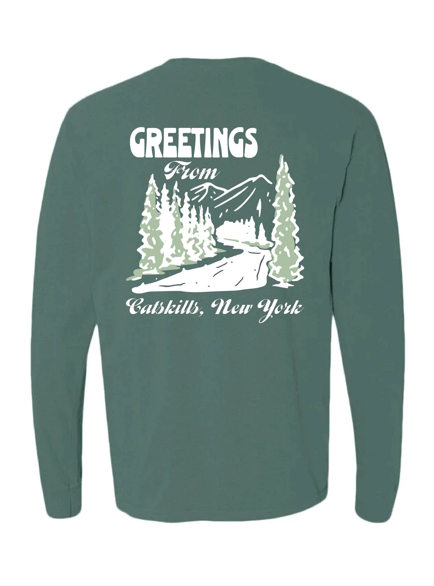 CATSKILLS TEE - BLUE SPRUCE