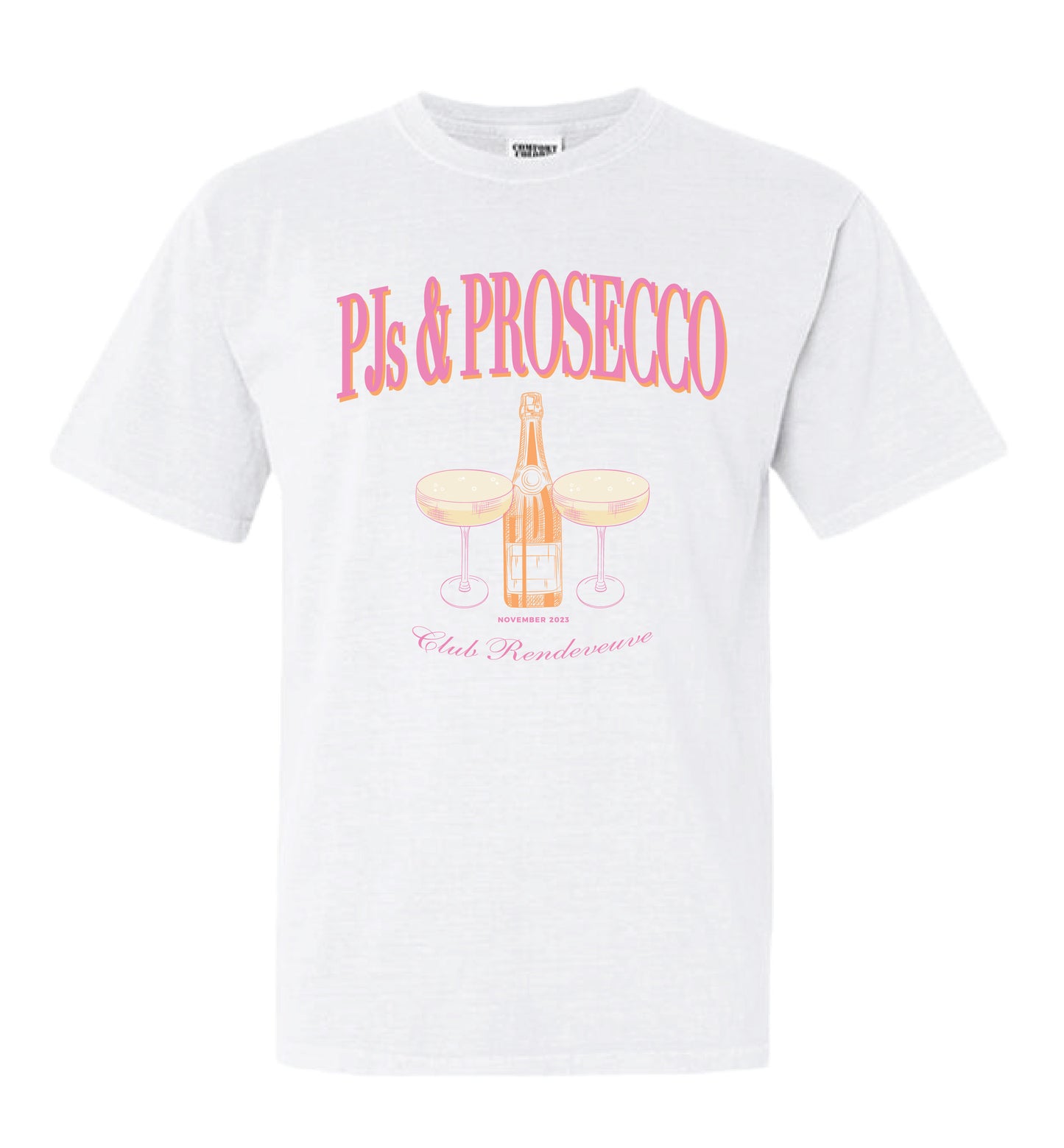 PJs and Prosecco Tee