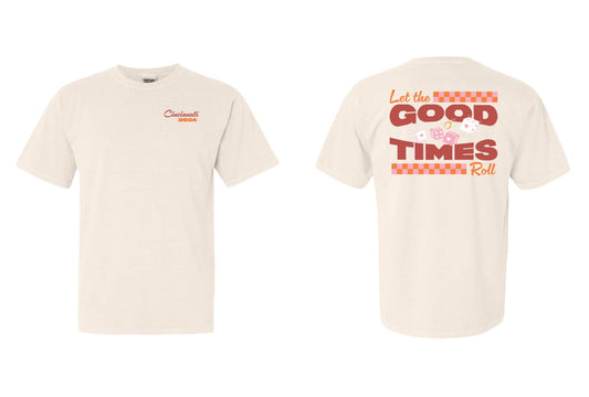 LET THE GOOD TIMES ROLL TEE - IVORY