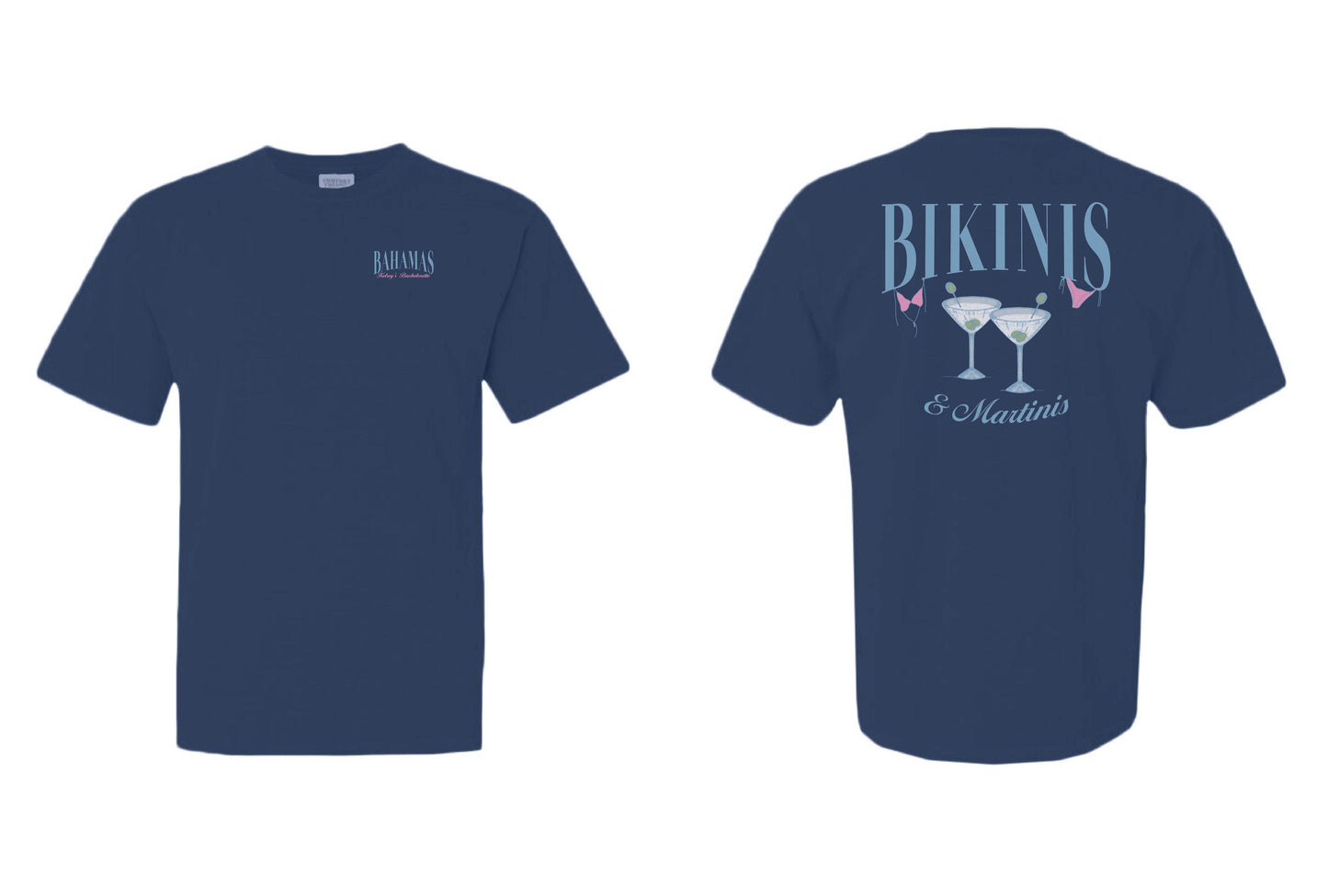BAHAMAS BIKINI TEE - TRUE NAVY