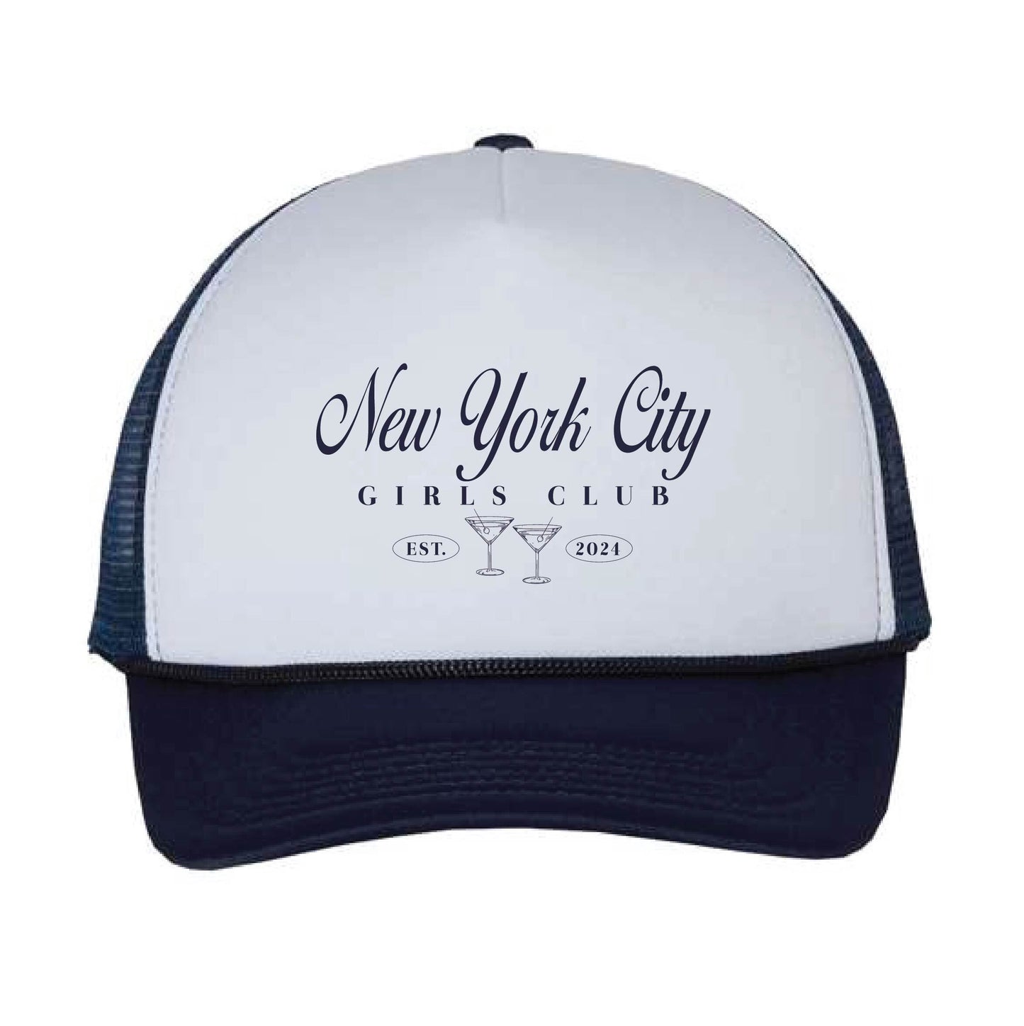NYC HAT - White/Navy