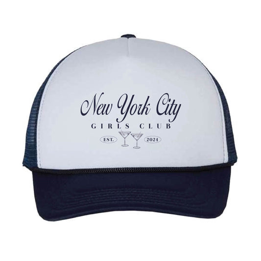 NYC HAT - White/Navy