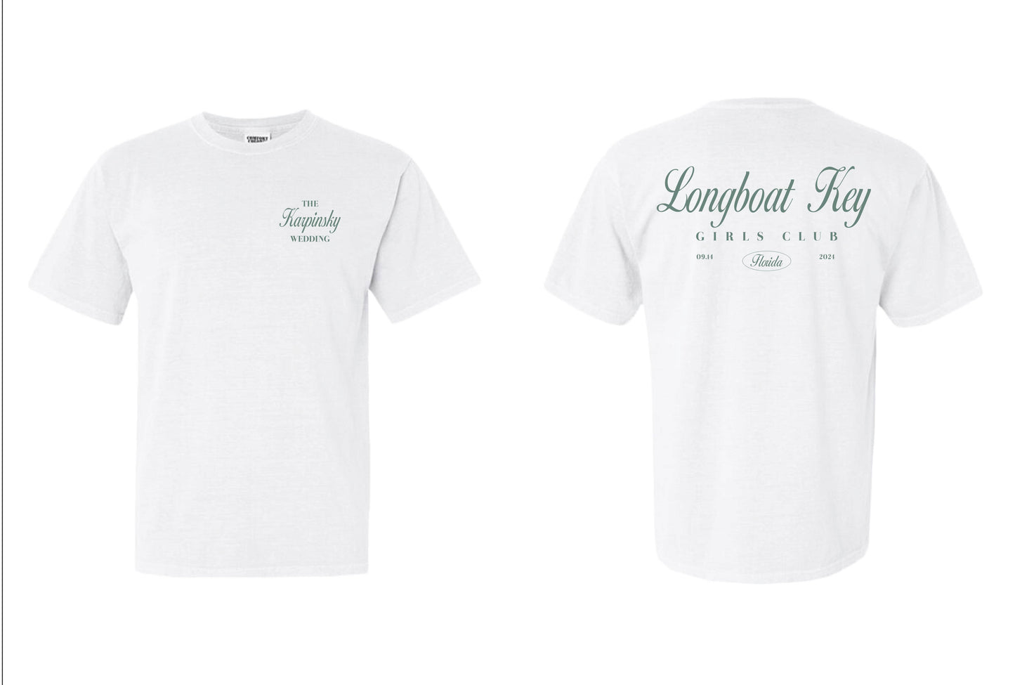 LONGBOAT KEY WHITE TEE