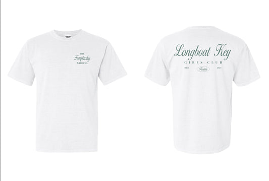 LONGBOAT KEY WHITE TEE