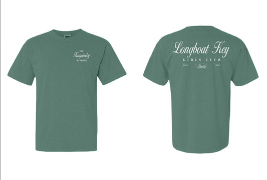 LONGBOAT KEY LIGHT GREEN TEE