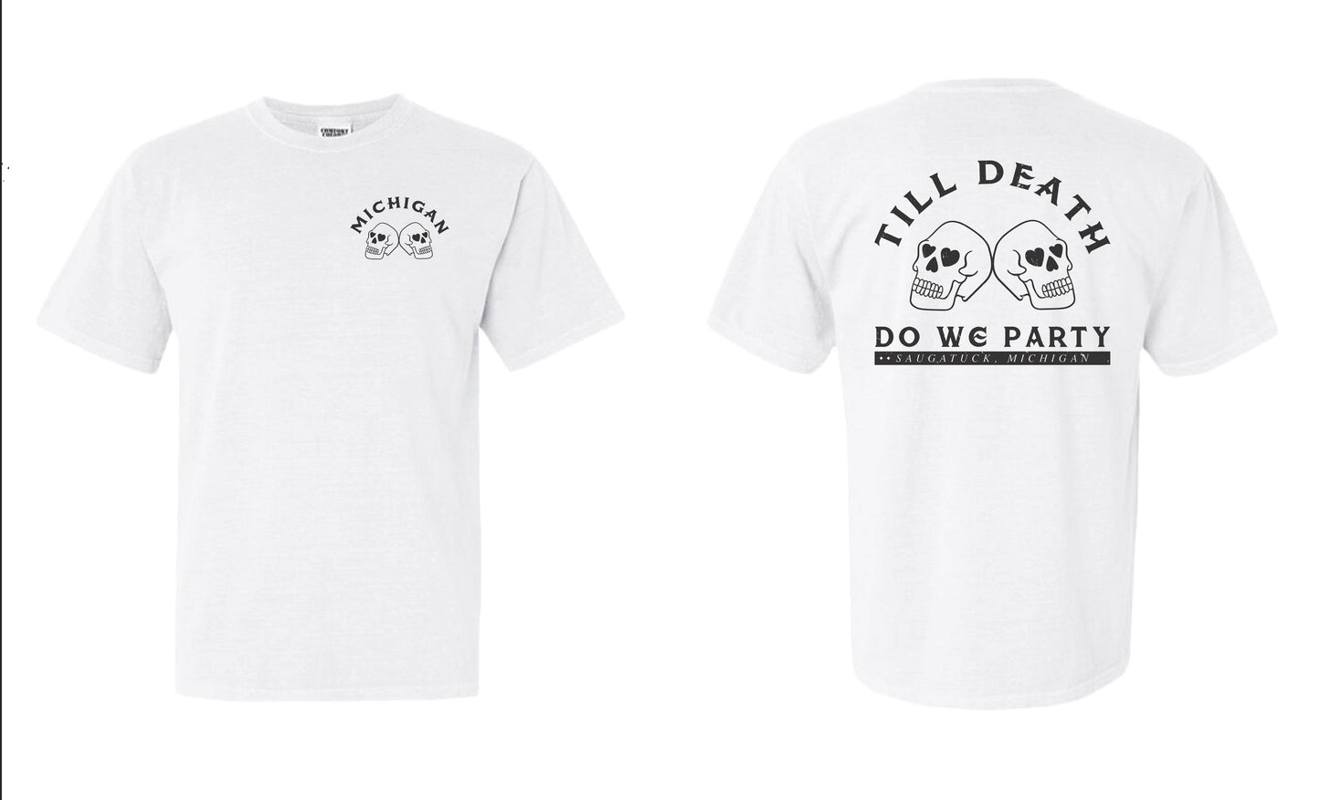 TILL DEATH MI TEE - White