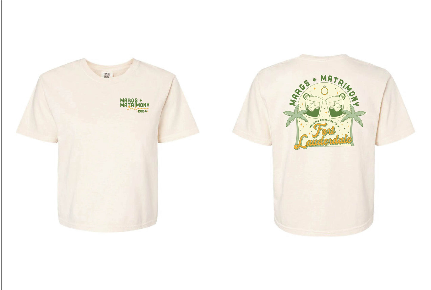 FT LAUDERDALE MARGS + MATRIMONY BOXY TEE