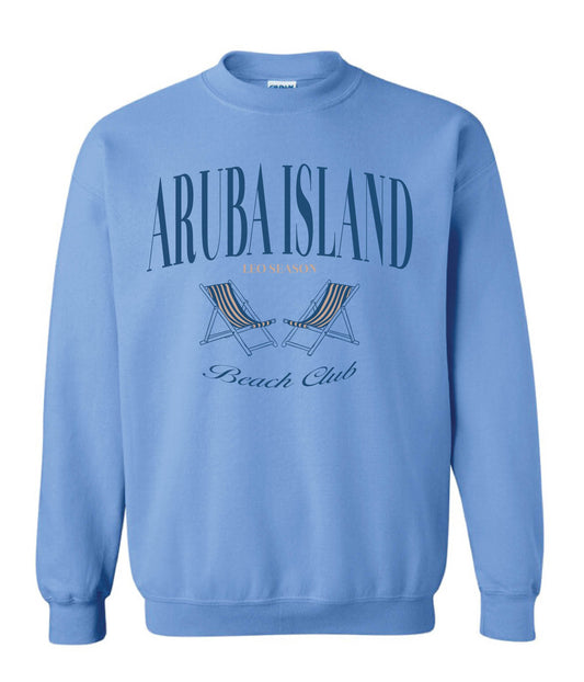 LEO SEASON CREW - Carolina Blue