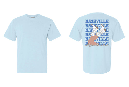 MAGHAN'S BACH TEE - Chambray