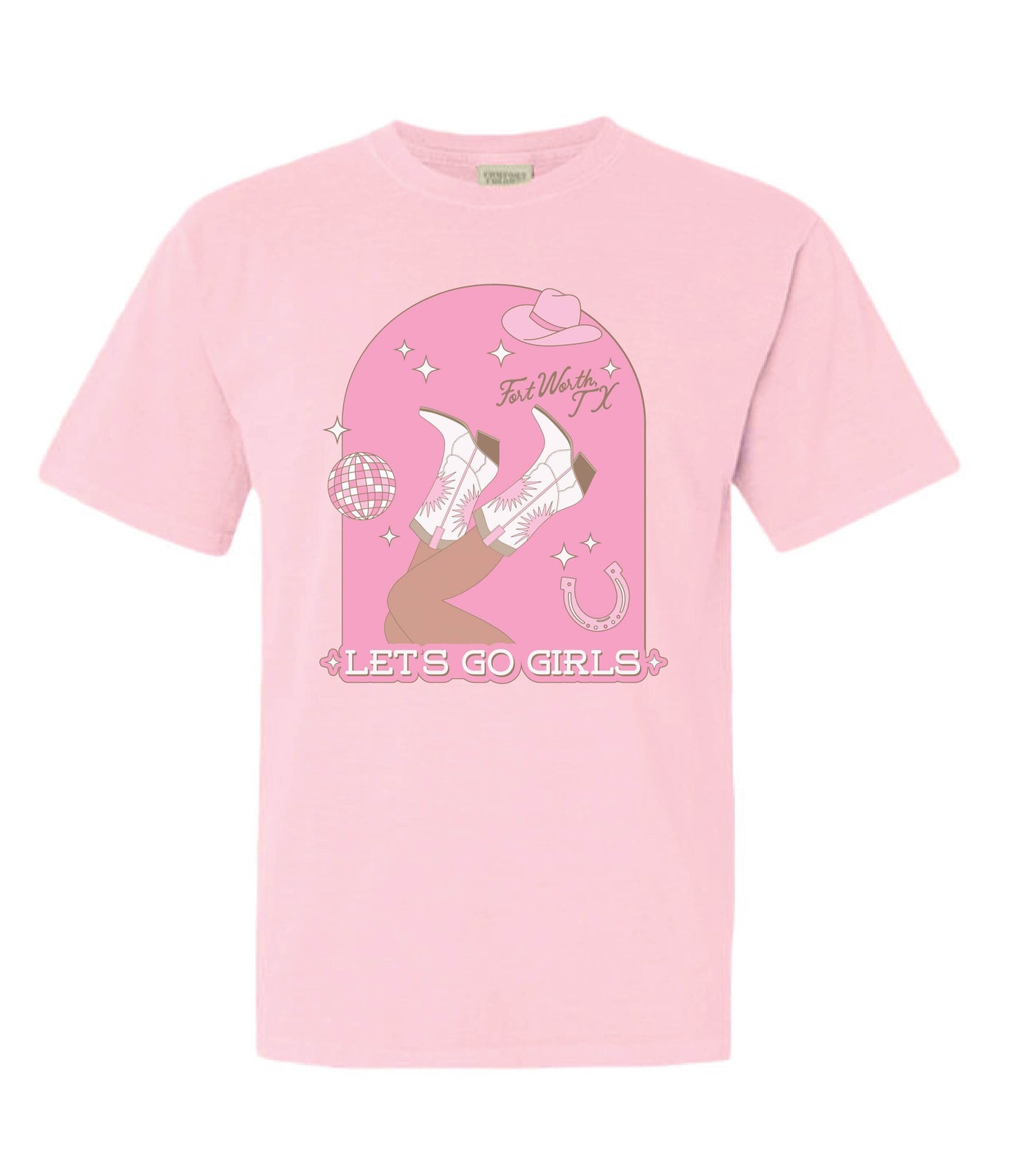 LET'S GO GIRLS TEE - Blossom