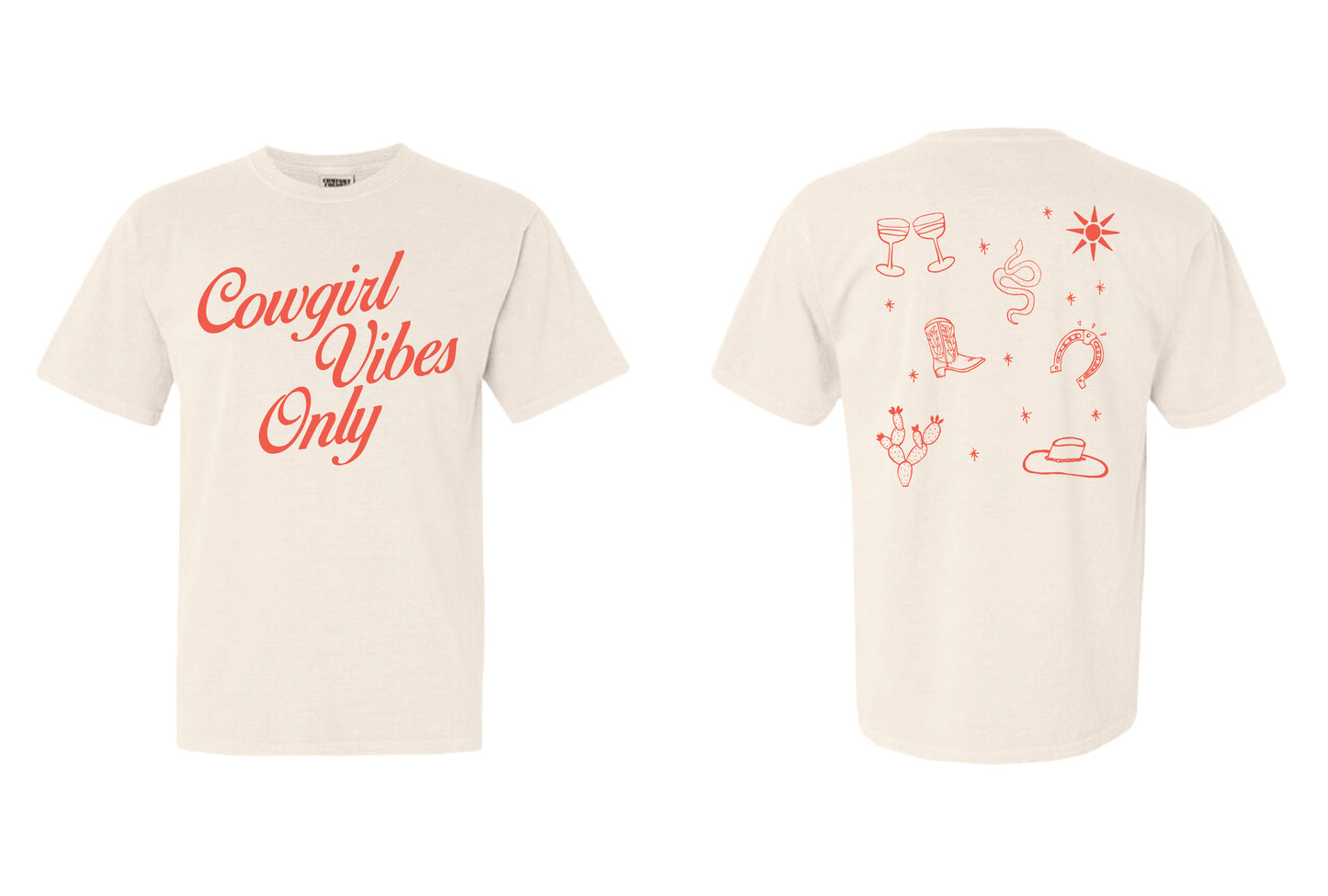 COWGIRL VIBES ONLY TEE