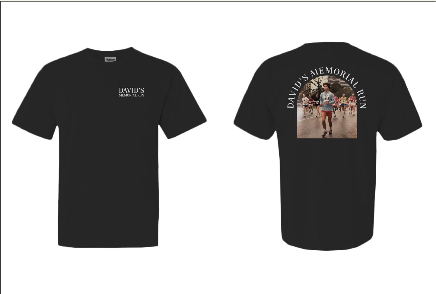 MEMORIAL RUN TEE - Black