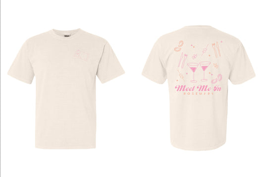 MEET ME IN ROSEMARY TEE - Ivory