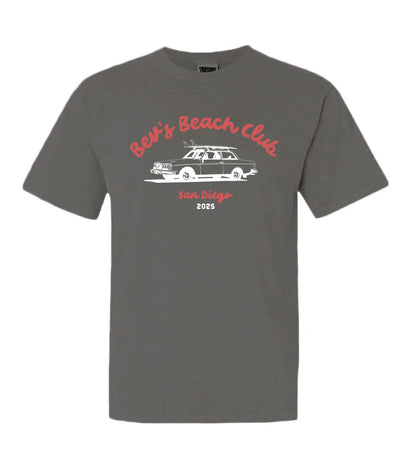 BEV'S BEACH CLUB TEE - PEPPER