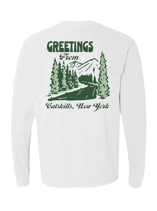 CATSKILLS TEE - WHITE