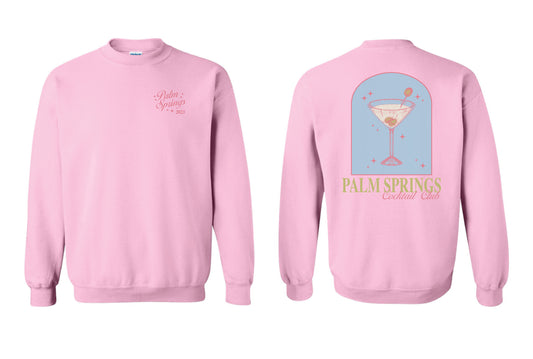 Palm Springs Pink Crewneck