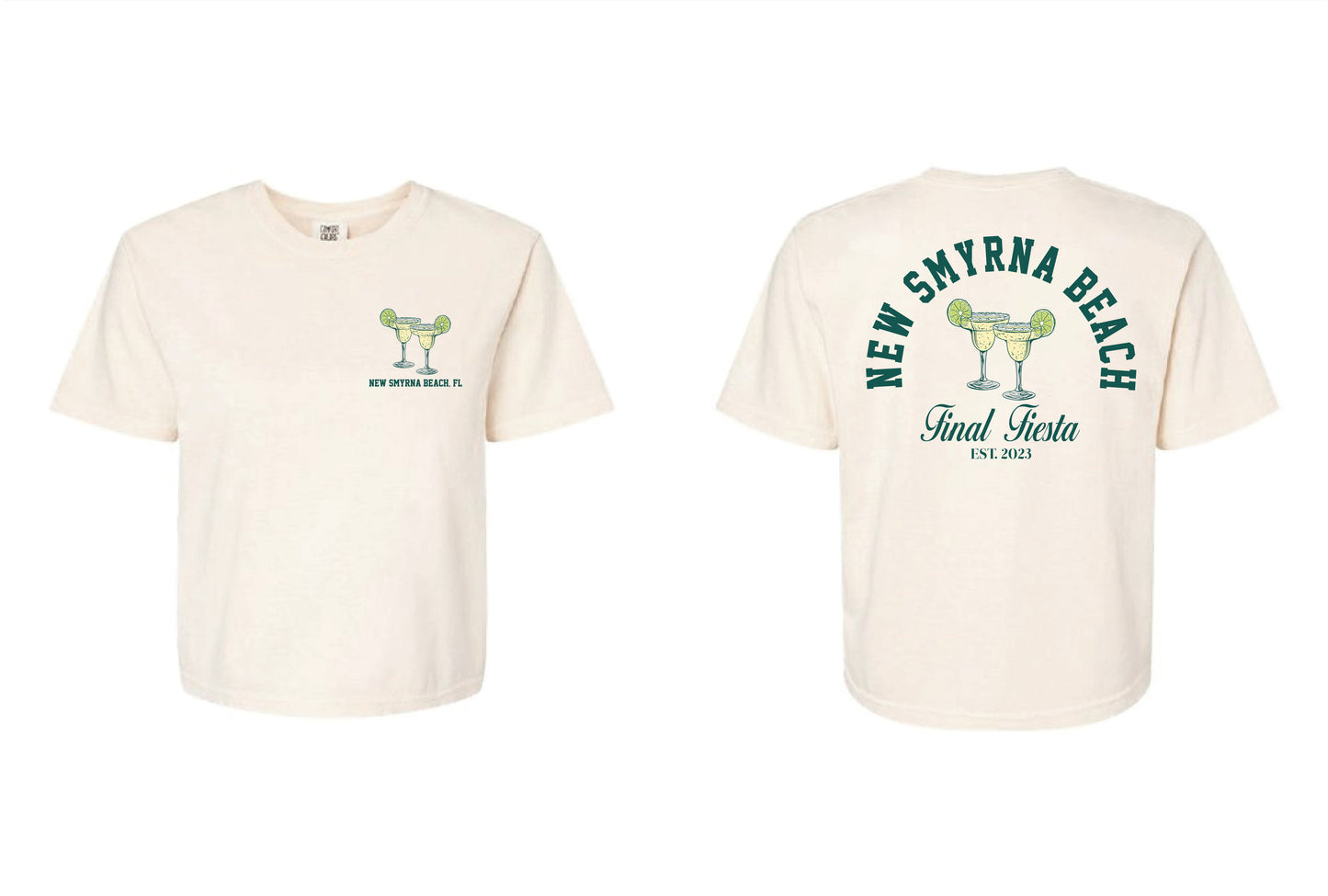 New Smyrna Beach Boxy Crop Tee