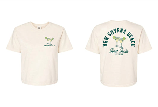 New Smyrna Beach Boxy Crop Tee