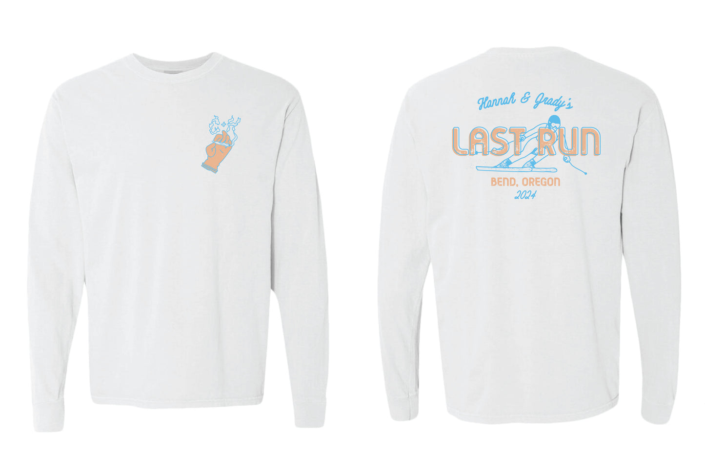 H+G Last Run White Long Sleeve