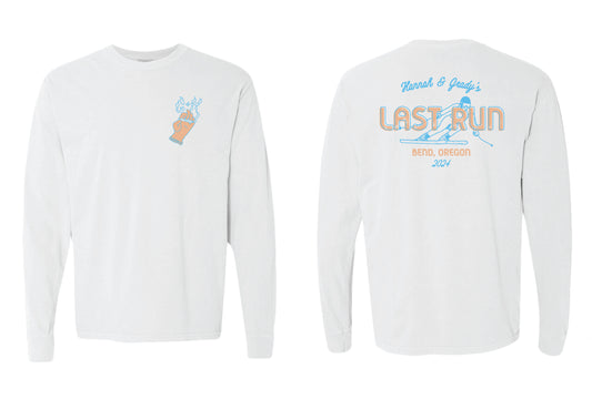 H+G Last Run White Long Sleeve